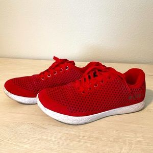 NoBull Red Suede Womens Trainers Size 8.5